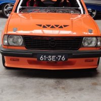 Oranje Opel Ascona B 2.5CIH met 212PK