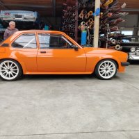 Oranje Opel Ascona B 2.5CIH met 212PK