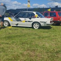 Oranje Opel Ascona B 2.5CIH met 212PK