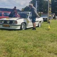 Oranje Opel Ascona B 2.5CIH met 212PK