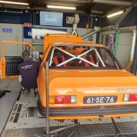 Oranje Opel Ascona B 2.5CIH met 212PK