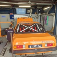 Oranje Opel Ascona B 2.5CIH met 212PK