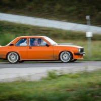 Oranje Opel Ascona B 2.5CIH met 212PK