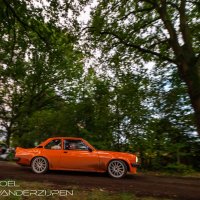 Oranje Opel Ascona B 2.5CIH met 212PK