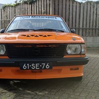 Oranje Opel Ascona B 2.5CIH met 212PK