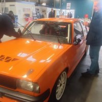 Oranje Opel Ascona B 2.5CIH met 212PK