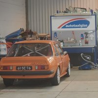 Oranje Opel Ascona B 2.5CIH met 212PK