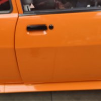 Oranje Opel Ascona B 2.5CIH met 212PK