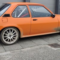 Oranje Opel Ascona B 2.5CIH met 212PK