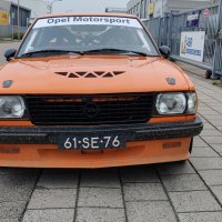 Oranje Opel Ascona B 2.5CIH met 212PK