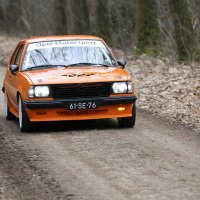 Oranje Opel Ascona B 2.5CIH met 212PK