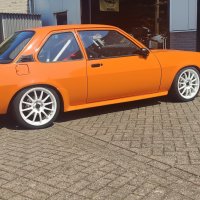 Oranje Opel Ascona B 2.5CIH met 212PK