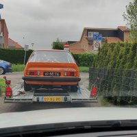 Oranje Opel Ascona B 2.5CIH met 212PK