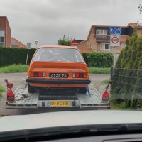 Oranje Opel Ascona B 2.5CIH met 212PK