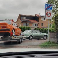 Oranje Opel Ascona B 2.5CIH met 212PK