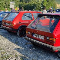 Oranje Opel Ascona B 2.5CIH met 212PK