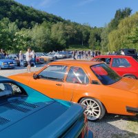 Oranje Opel Ascona B 2.5CIH met 212PK