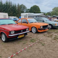 Oranje Opel Ascona B 2.5CIH met 212PK