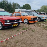 Oranje Opel Ascona B 2.5CIH met 212PK