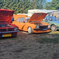 Oranje Opel Ascona B 2.5CIH met 212PK