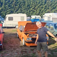 Oranje Opel Ascona B 2.5CIH met 212PK