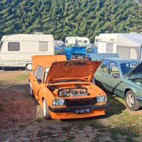 Oranje Opel Ascona B 2.5CIH met 212PK