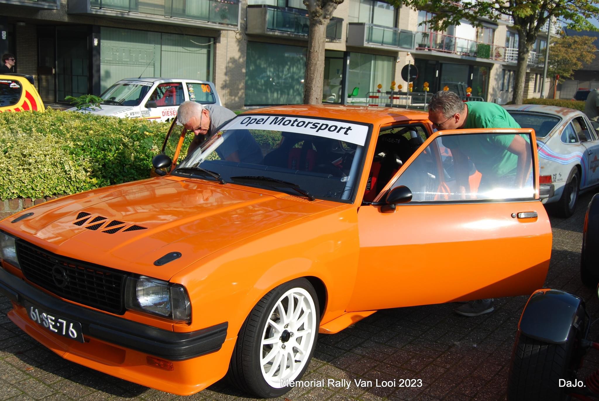 Oranje Opel Ascona B 2.5CIH met 212PK