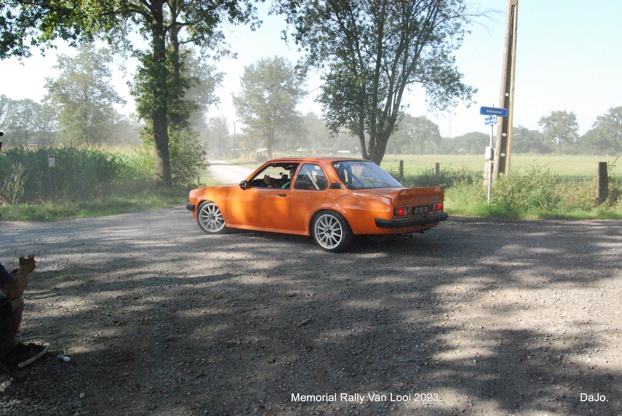 Oranje Opel Ascona B 2.5CIH met 212PK