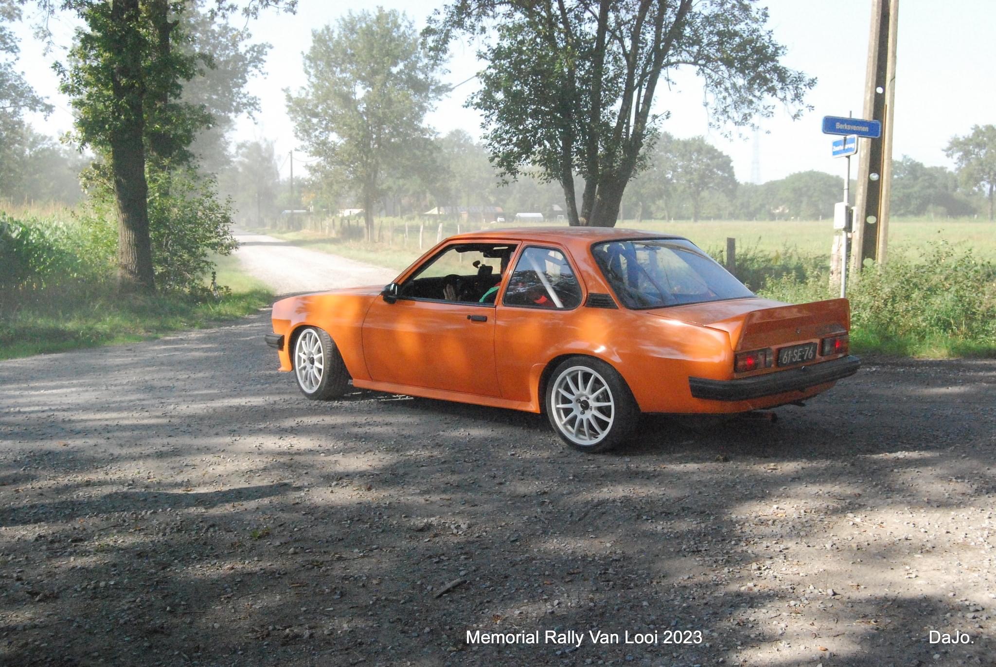 Oranje Opel Ascona B 2.5CIH met 212PK