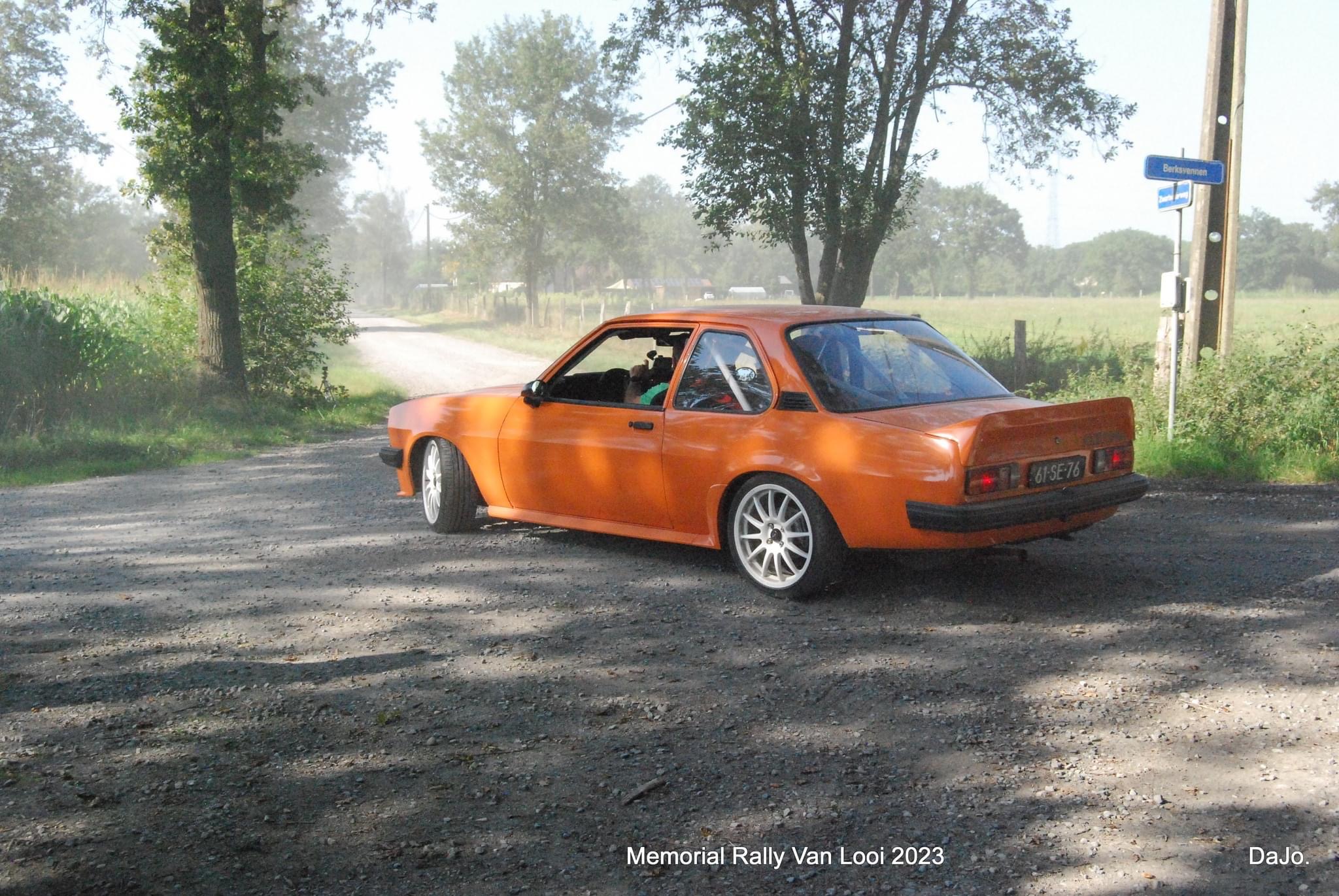 Oranje Opel Ascona B 2.5CIH met 212PK