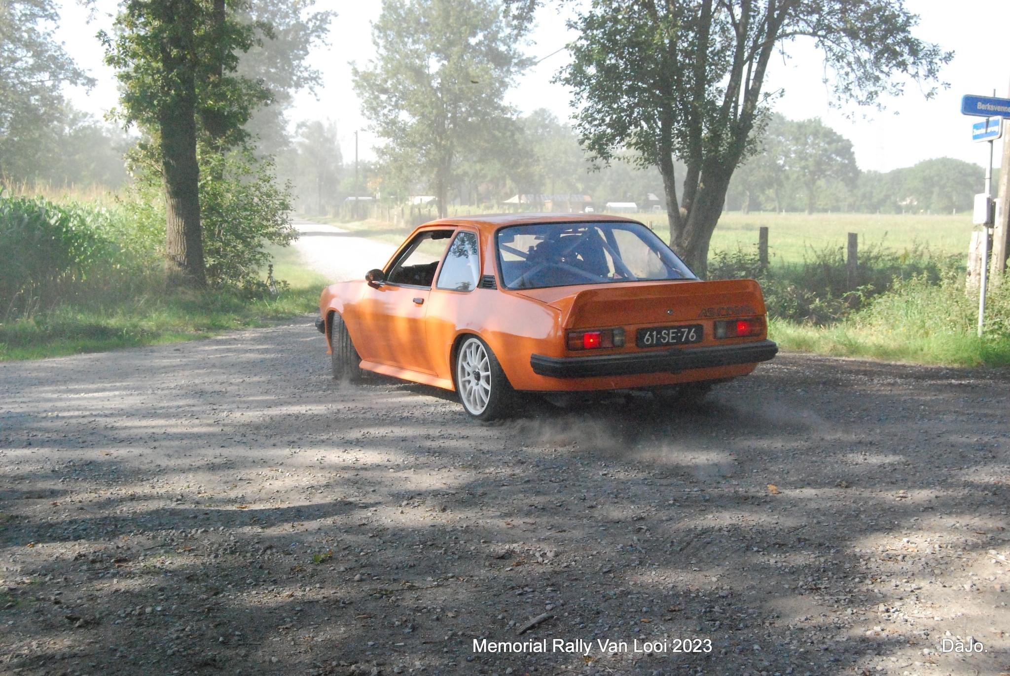 Oranje Opel Ascona B 2.5CIH met 212PK