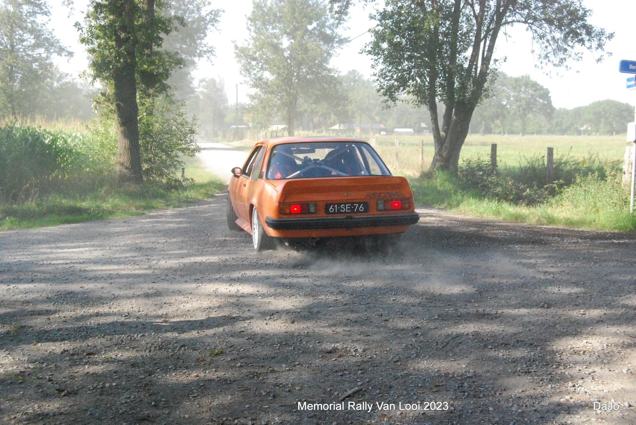 Oranje Opel Ascona B 2.5CIH met 212PK