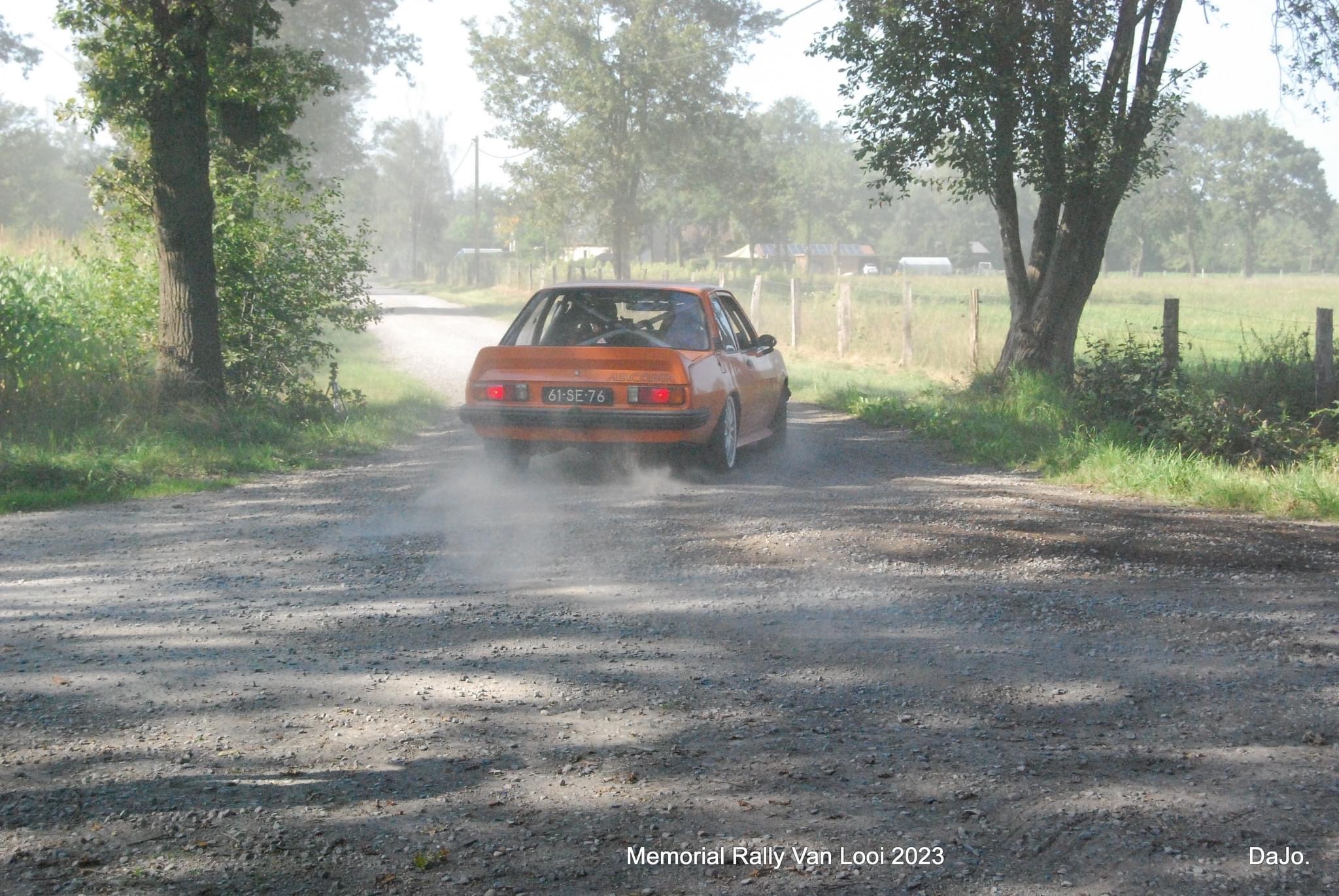 Oranje Opel Ascona B 2.5CIH met 212PK