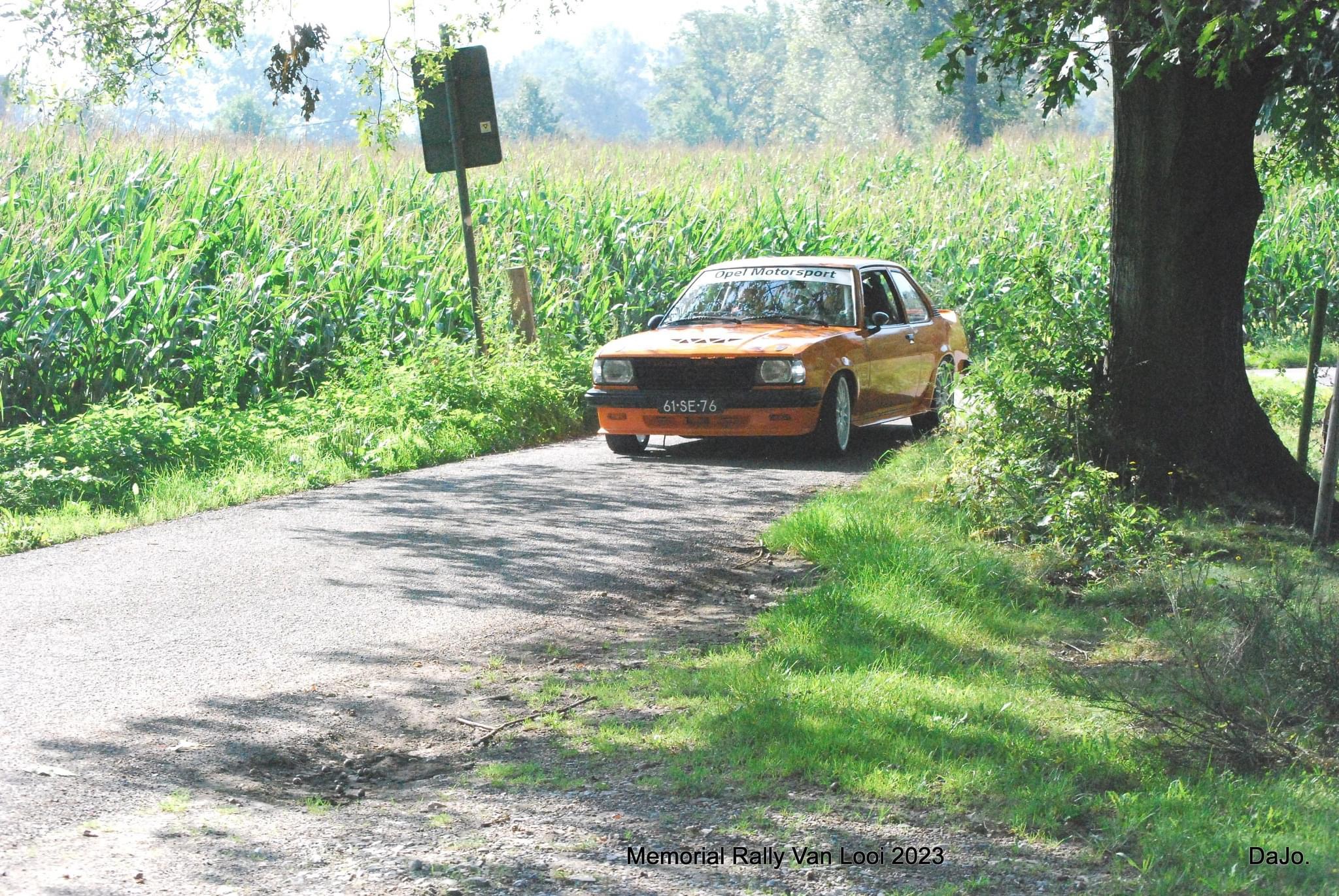 Oranje Opel Ascona B 2.5CIH met 212PK