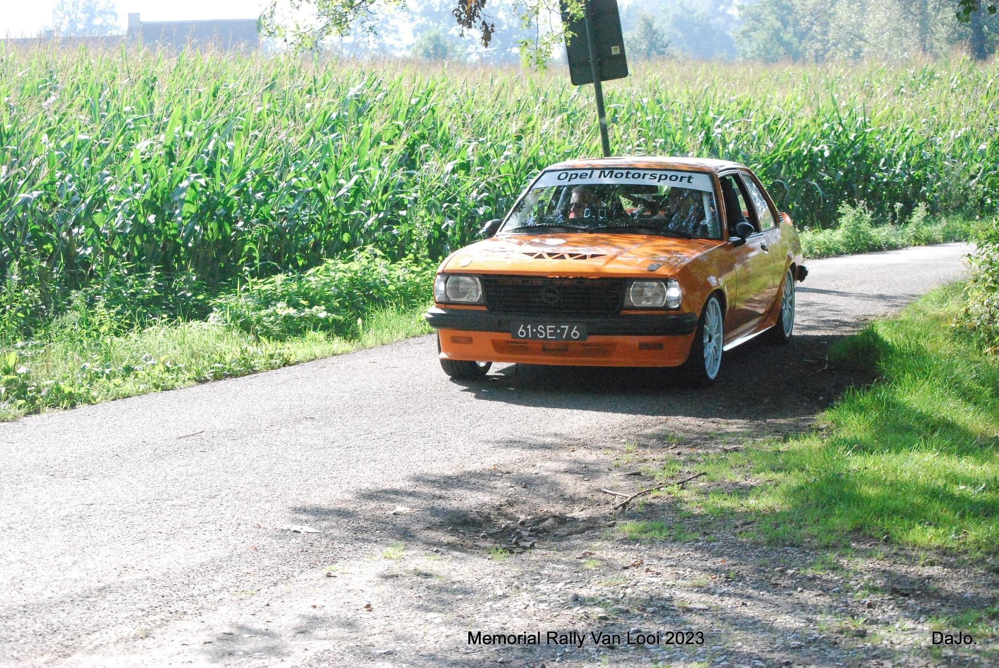 Oranje Opel Ascona B 2.5CIH met 212PK