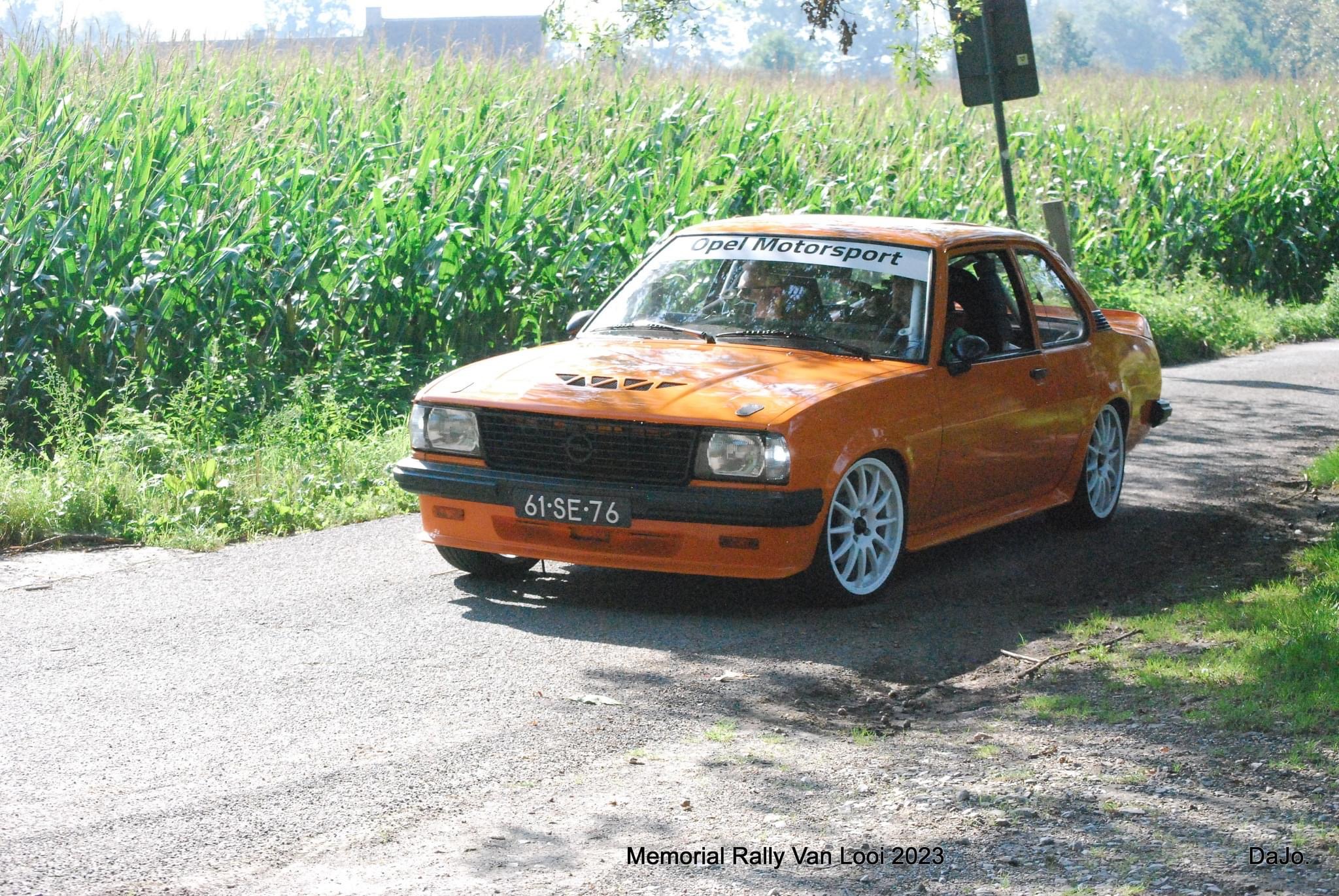 Oranje Opel Ascona B 2.5CIH met 212PK