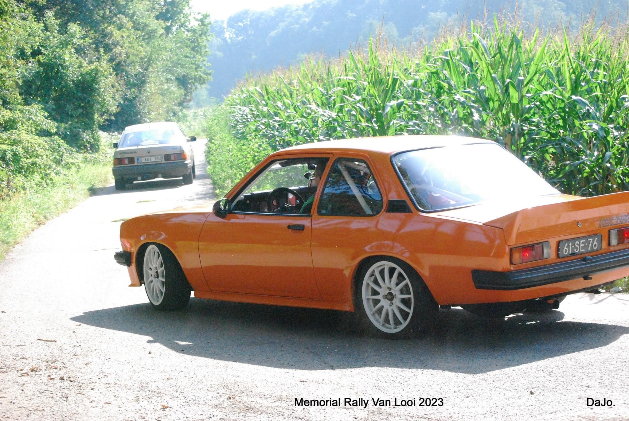 Oranje Opel Ascona B 2.5CIH met 212PK