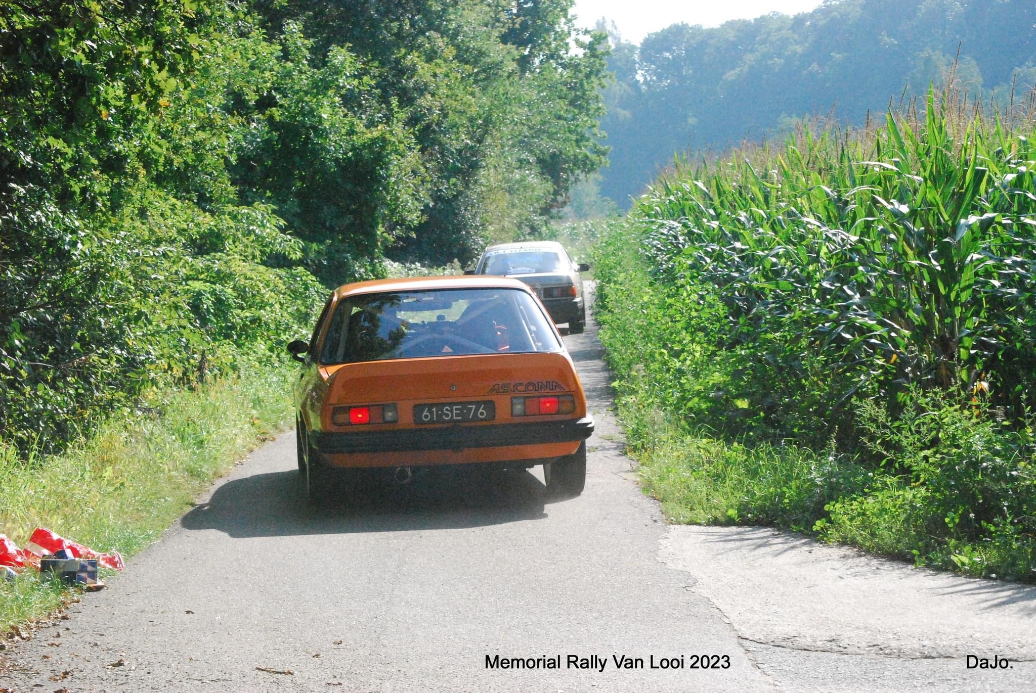 Oranje Opel Ascona B 2.5CIH met 212PK