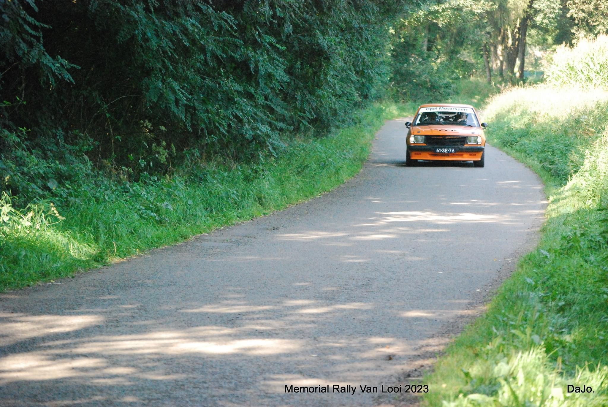 Oranje Opel Ascona B 2.5CIH met 212PK