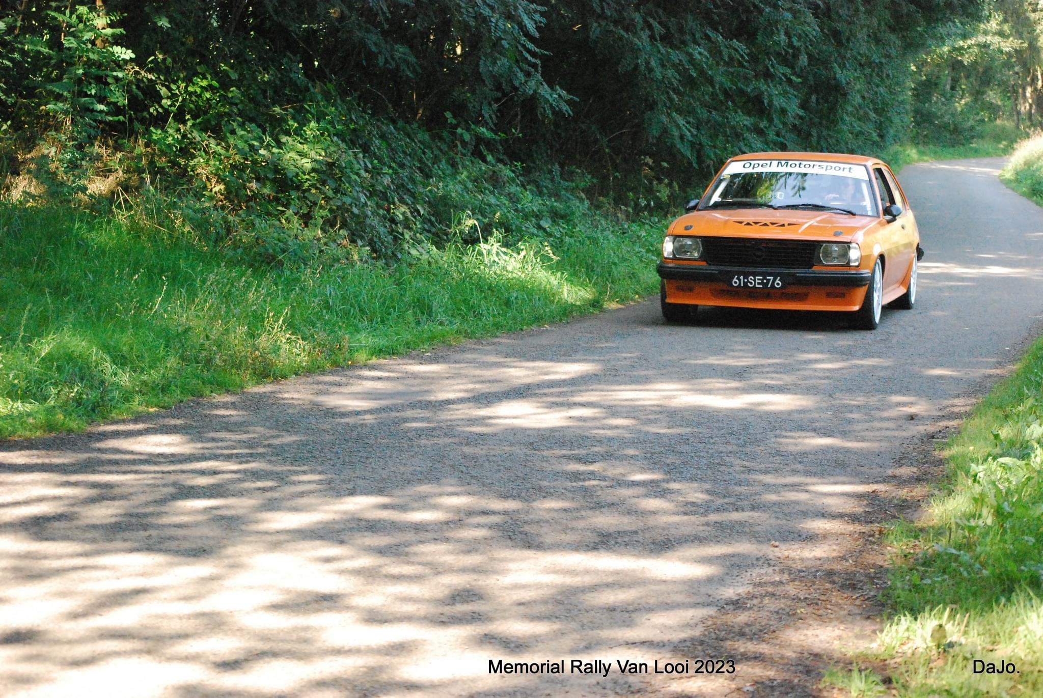 Oranje Opel Ascona B 2.5CIH met 212PK