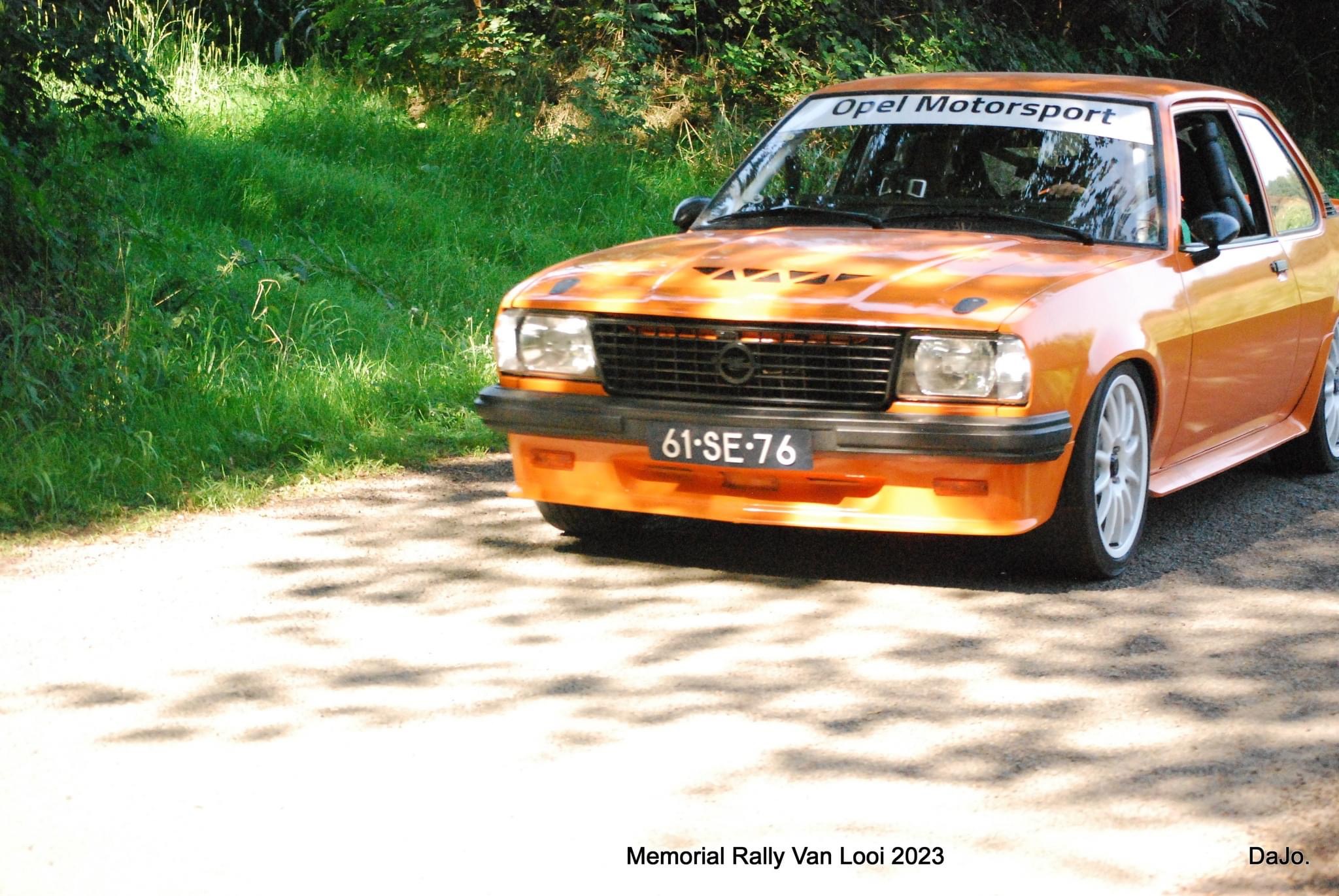 Oranje Opel Ascona B 2.5CIH met 212PK