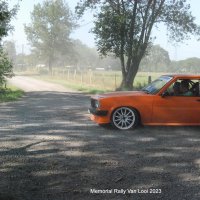 Oranje Opel Ascona B 2.5CIH met 212PK