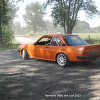 Oranje Opel Ascona B 2.5CIH met 212PK