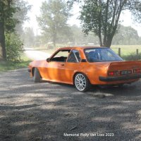 Oranje Opel Ascona B 2.5CIH met 212PK