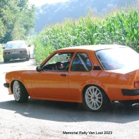 Oranje Opel Ascona B 2.5CIH met 212PK