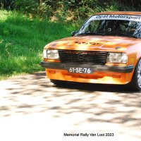 Oranje Opel Ascona B 2.5CIH met 212PK