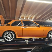 Oranje Opel Ascona B 2.5CIH met 212PK