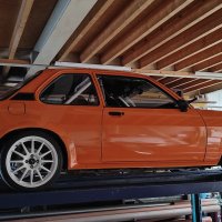 Oranje Opel Ascona B 2.5CIH met 212PK