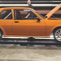 Oranje Opel Ascona B 2.5CIH met 212PK