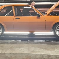 Oranje Opel Ascona B 2.5CIH met 212PK